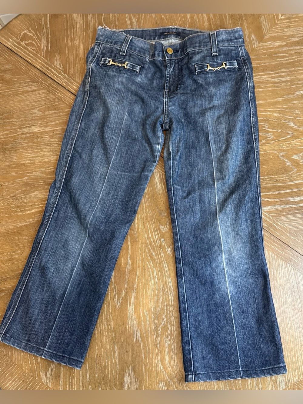 7 for all mankind cropped jeans
